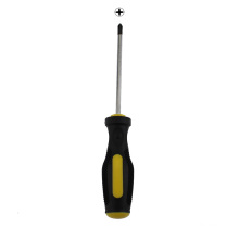 5X100mm Magnetic Tip Cr-V Crossed Head Screwdriver with TPR Handle